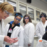 Women at the Argonne National Laboratory in Illinois collaborate to create energy innovations